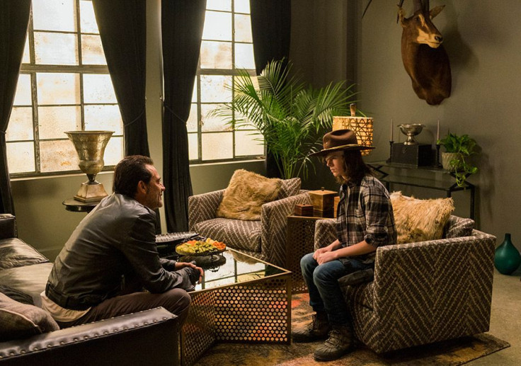 Negan has a "heart-to-heart" with Carl in The Walking Dead Season 7 episode 7.