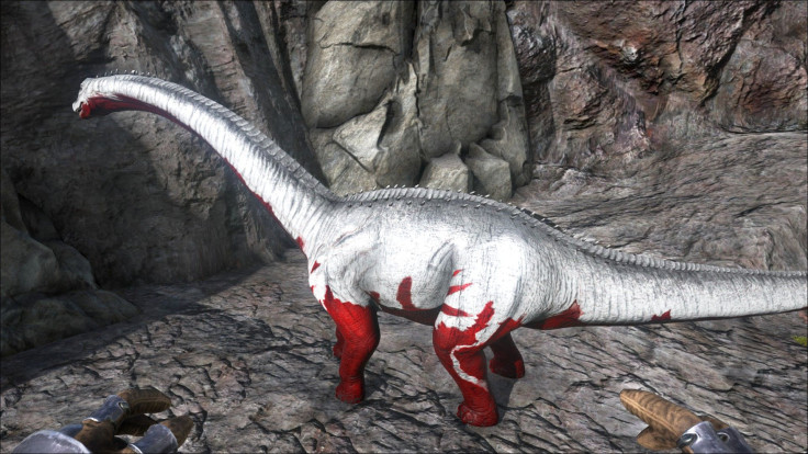 Ark's' Brontosaurus is massive in size, but it's an efficient berry farmer. You can also attach a foundation to its large body to make a mobile home.