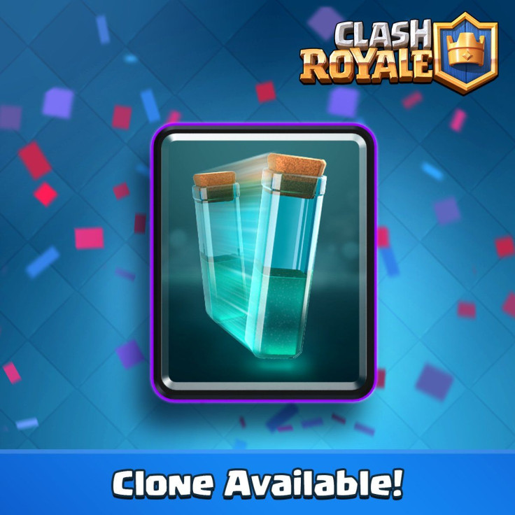 The clone spell costs just 3 elixir but has powerful effects.