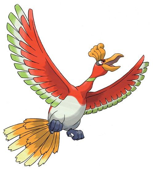 Ho-Oh from 'Pokemon Heartgold'