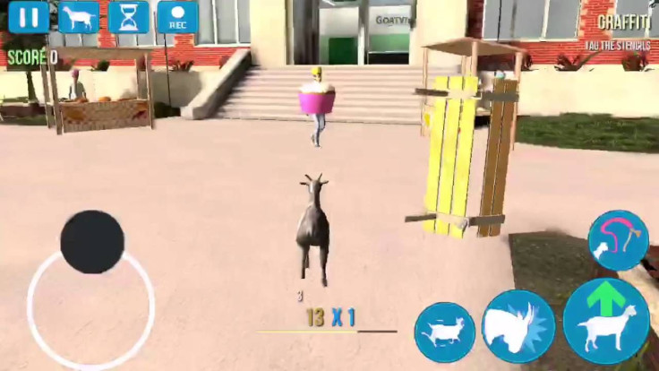 Goatville High is a tough place to fit in for a little goat. Here you can unlock five goats in the iOS version of Goat Simulator.