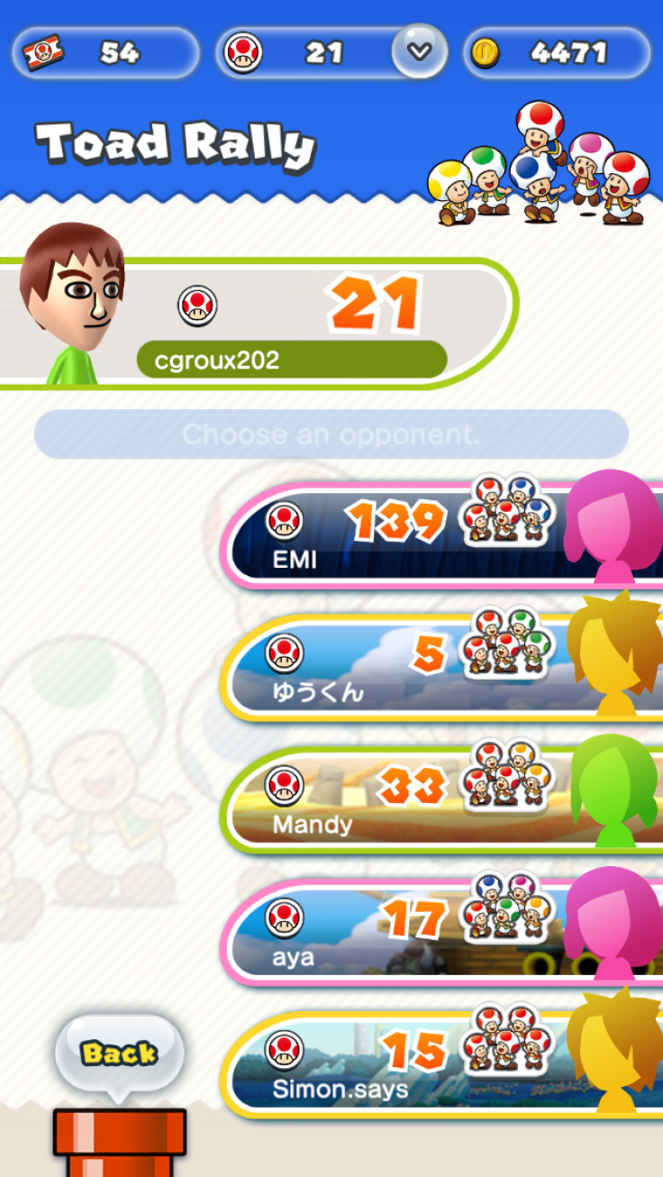 The small collection of toads near your opponent's avatar is the best way to see which colors you'll get if you win.