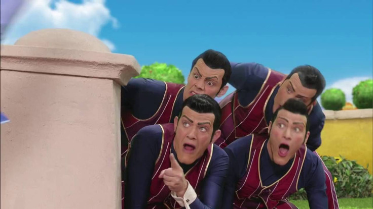 Robbie Rotten and his boys from Lazy Town.