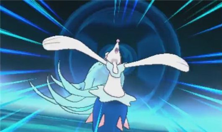 Primarina performing its special Z-Move in 'Pokemon Sun and Moon.'