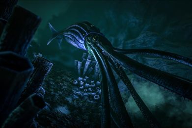 The Tusoteuthis brings the giant squid to 'Ark.' It needs a diversion before you can start feeding it pearls. Its immense strength is useful in combat and taming.
