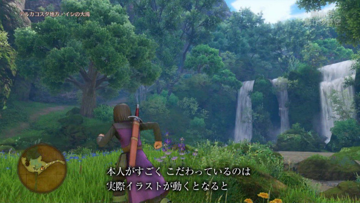 Open world in Dragon Quest XI.