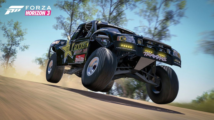 2014 Ford #11 Rockstar F-150 Trophy Truck comes to Forza Horizon 3 in January Rockstar Car Pack.