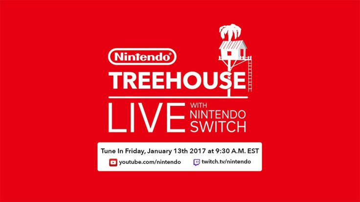 Nintendo will hold a Live Treehouse Event for the Switch. 