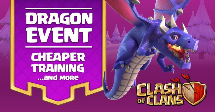 'Clash Of Clans' Dragon Event has begun, and a Star Bonus one has been revealed. Use four Dragons in three multiplayer matches to get 300 experience and 30 gems. 'Clash Of Clans' is available now on Android and iOS.
