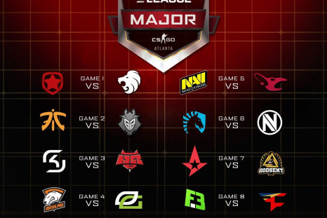 The matchups are set for the upcoming ELeague CS:GO Major 2017. 