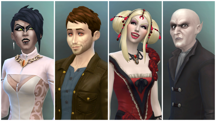 'Sims 4: Vampires' has tons of new CAS features. 
