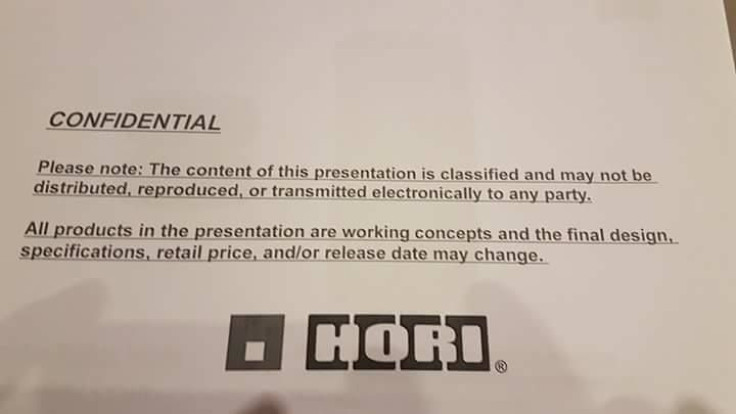 Leaked documents from Hori detailing upcoming Nintendo Switch accessories.