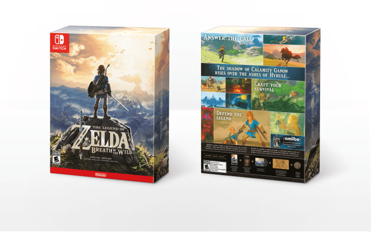 Box for Special Edition for Legend of Zelda: Breath of the Wild.