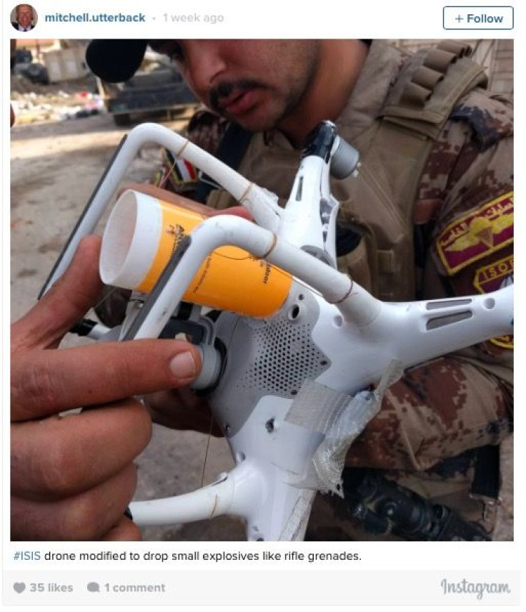 Iraqi Security Forces report ISIS is now using commercial drones in some attacks.
