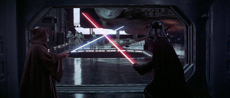 The lightsaber wielded in this scene has a long history with the 'Star Wars' series.