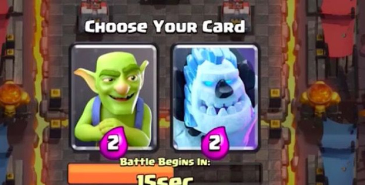 In the Clash Royale Draft Challenge, you choose 4 cards and 4 cards are chosen for you by your opponent.