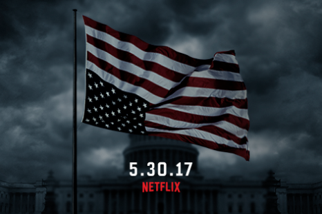 "We Create Terror." House of Cards returns May 30.