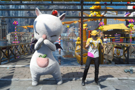 Noctis at the Final Fantasy XV Moogle Chocobo Carnival.