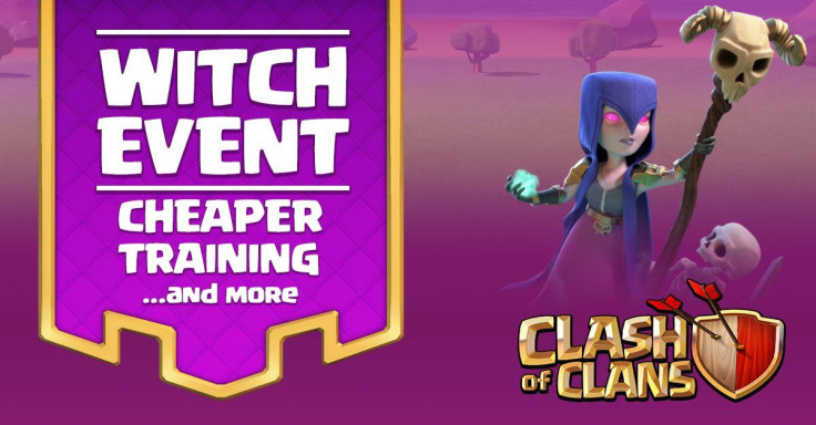 'Clash Of Clans' is having a Witch Event right now, and it makes her training cost super cheap. Heal spells are expected to be highlighted next week. 'Clash Of Clans' is available now on iOS and Android devices.
