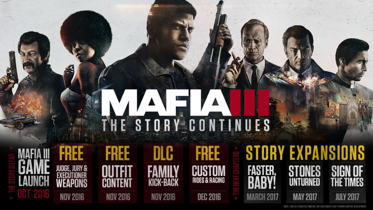 Mafia 3 will be getting three new story-based DLC packs in 2017