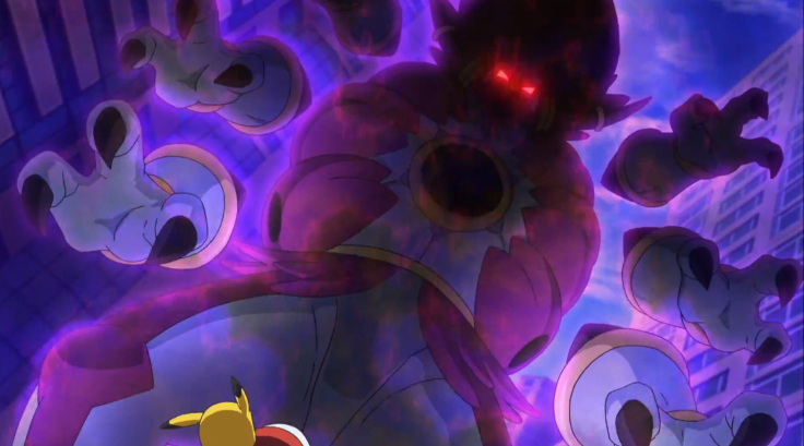 Hoopa is a terrifying Pokemon that could totally beat Garudamon in a fight.