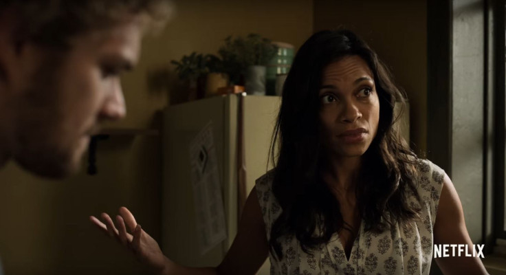 Claire Temple isn't impressed with Iron Fist's name.