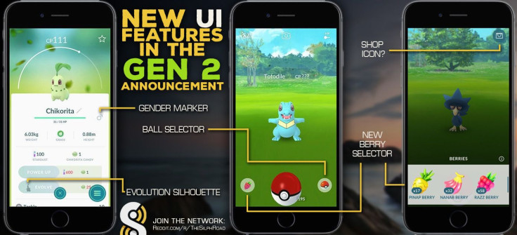 Gen 2 UI changes