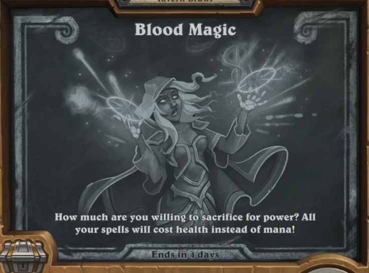 Blood Magic, Hearthstone's Tavern Brawl