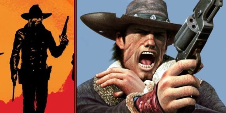 Is that Red Harlow in the 'RDR2' teaser cover art?