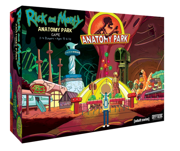 The box for Rick and Morty: Anatomy Park