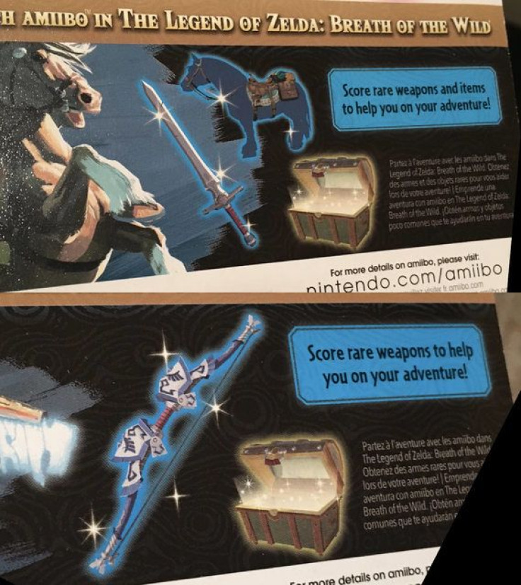 The supposed photo of what the 'BotW' amiibo can do. 