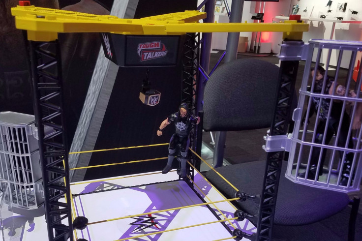 The new WWE ring setup revealed at this year's Toy Fair