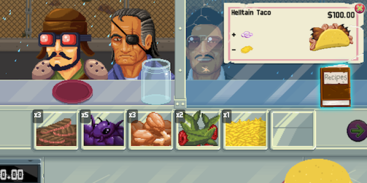 Gunman Taco Truck mashes up shooter game mechanics with restaurant simulator and resource management dynamics for a strategic feat of gaming genius.