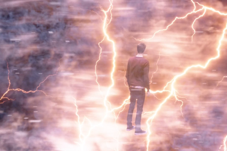 Barry inside the speed force. 