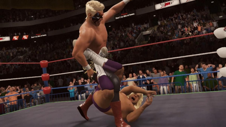 Sting vs. Ric Flair is one of the matches included in the Hall of Fame Showcase in WWE 2K17. 