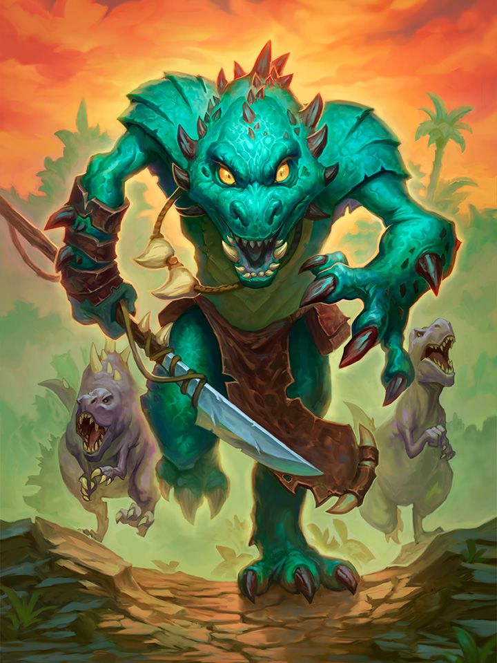 A new dinosaur from Hearthstone's next set