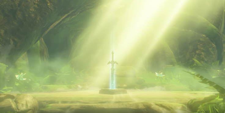 You can find the Master Sword in 'The Legend of Zelda: Breath of the Wild'