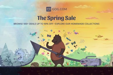 The GOG Spring Sale features discounts of up to 90 percent off