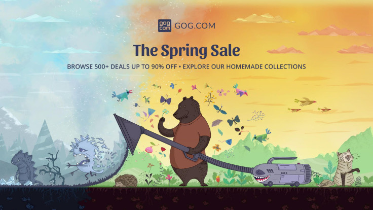 The GOG Spring Sale features discounts of up to 90 percent off