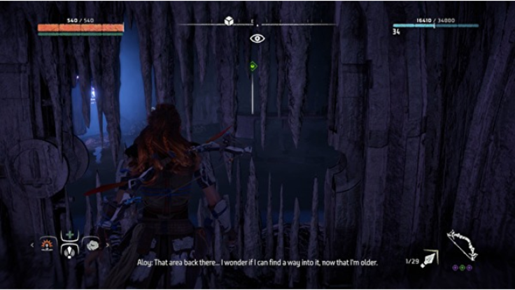 'Horizon Zero Dawn' Power Cell located in 'A Gift Of The Past' quest.