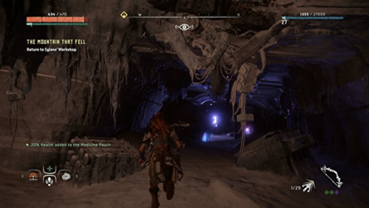 'Horizon Zero Dawn' Power Cell located in 'The Mountain That Fell' quest.