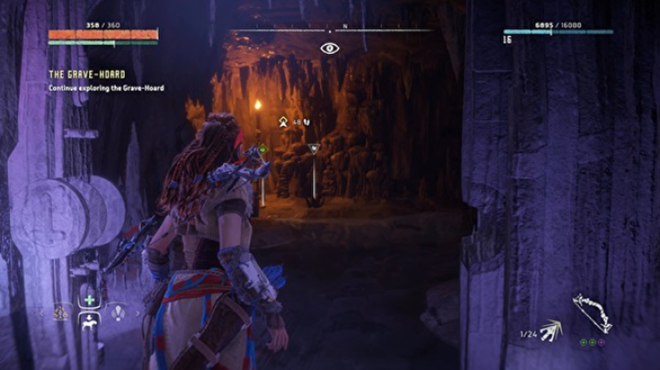 'Horizon Zero Dawn' Power Cell located in 'The Grave Hoard' quest.