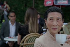 Madame Gao spies on Davos and Joy Meachum with a smirk on her face in the final scene of 'Iron Fist.'