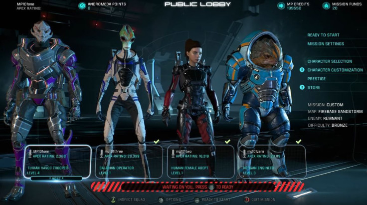 Find out what the APEX Rating is in Mass Effect: Andromeda's multiplayer