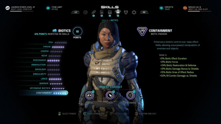 How To Change Armor In 'Mass Effect: Andromeda'