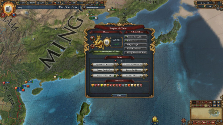 Mandate of Heaven will greatly expand gameplay options for China
