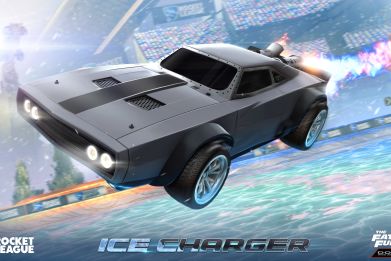 Play in Dom Toretto's Ice Charger in Rocket League on April 4