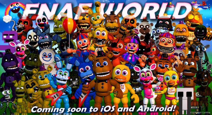 This 'FNaF World' teaser looks awfully crowded, but are more characters on the way? Recent teases on April Fools' Day open up that possibility. 'FNaF World' is available as a free PC download. 