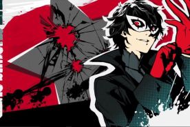 The 'P5' protagonist clears the battlefield with an All-Out Attack.