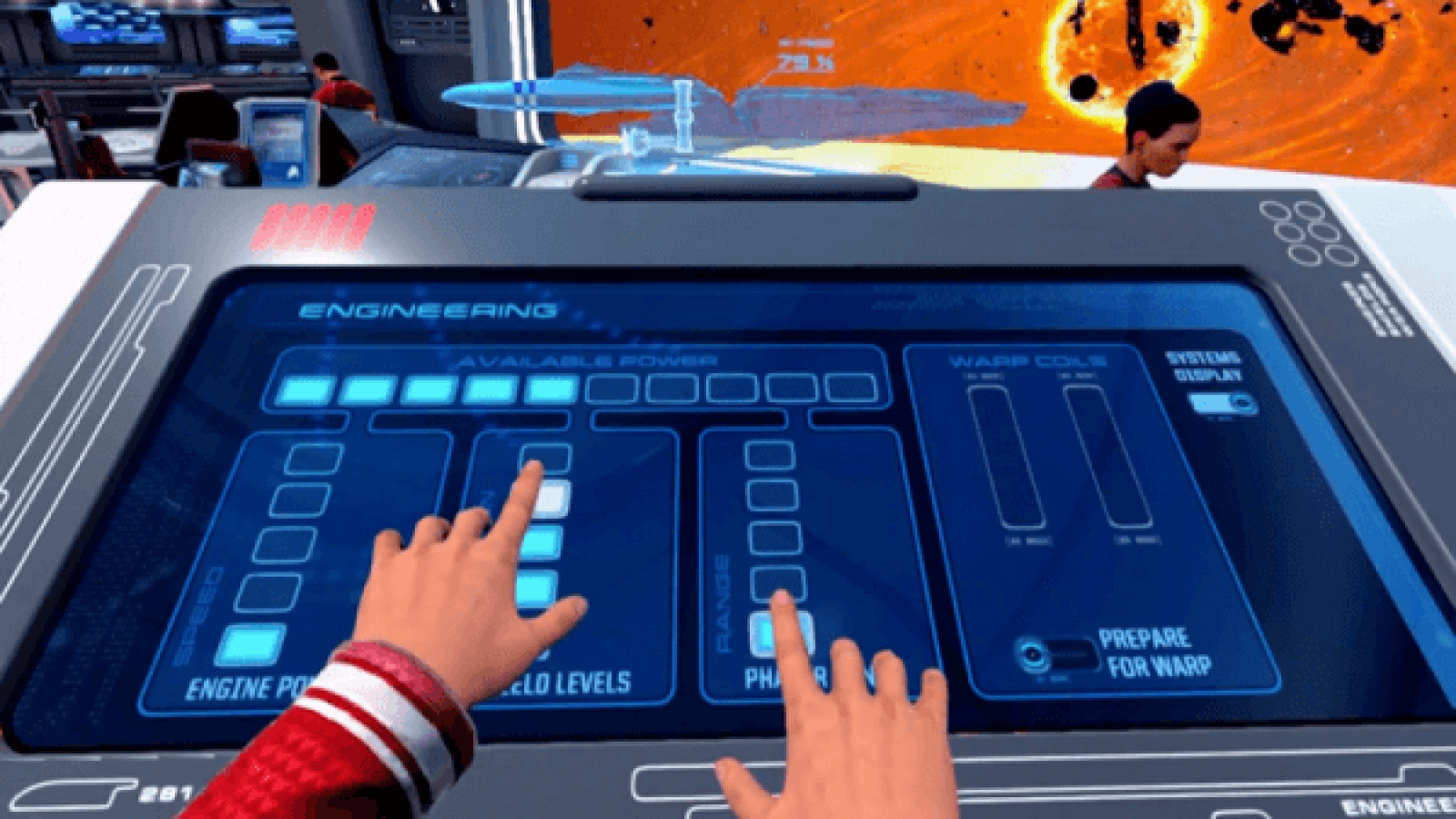 Star trek bridge best sale crew controls